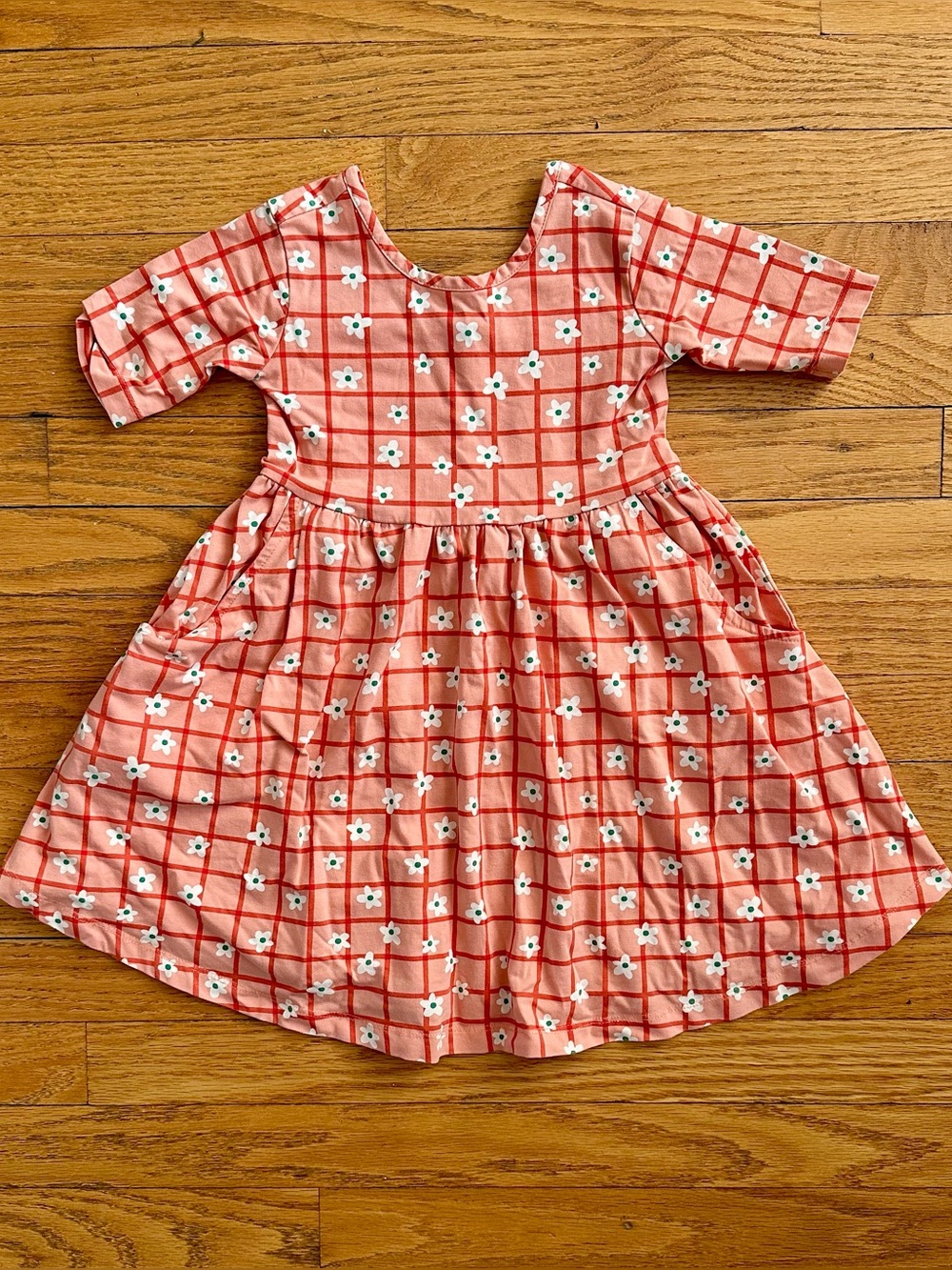 Hanna Anderson Skater Dress with Pockets size 4
